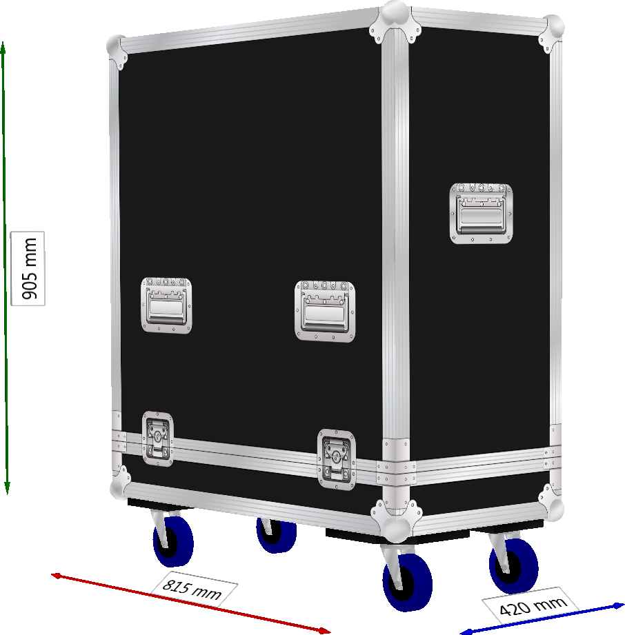 FLIGHT CASE PROFESSIONAL PER MESA BOOGIE RECTIFIER - Clicca l'immagine per chiudere